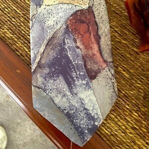 Town Craft vintage abstract patterned tie 60” muted tones-very nice condition